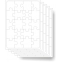 puzzle czyste  20 elementów zestaw 10szt